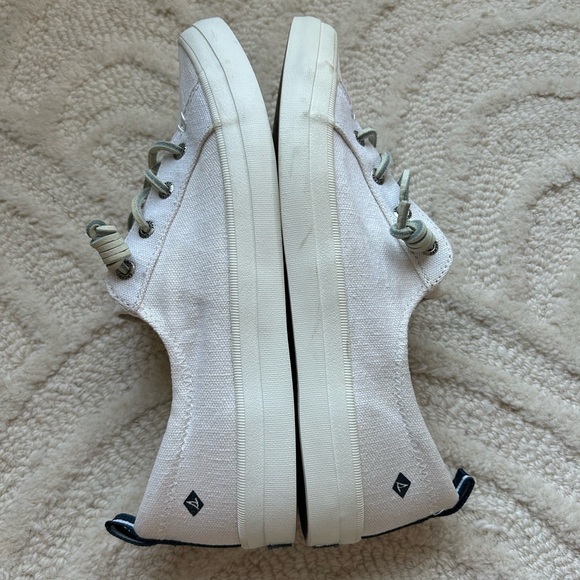 Sperry White Canvas Sneakers - Picture 3 of 4